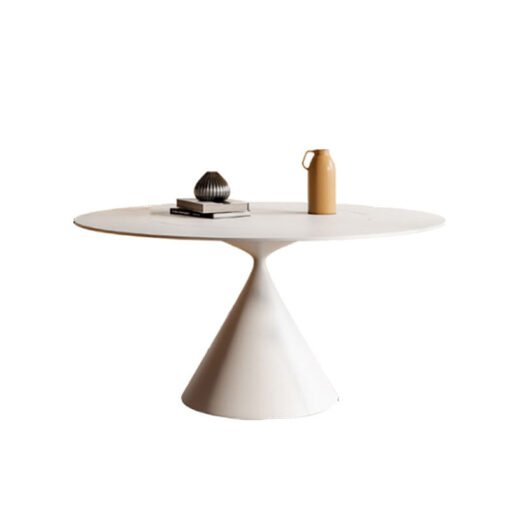 Ozzie Round Dining Table, White - Image 5