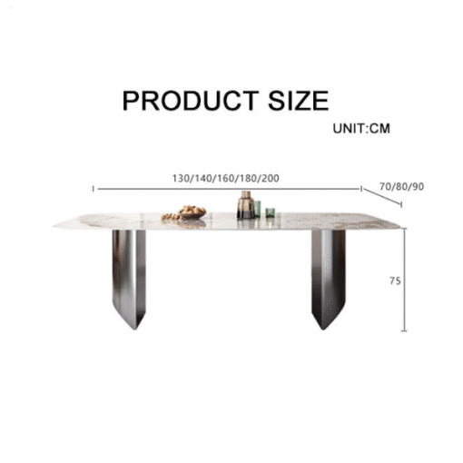 Astrid Dining Table, Sintered Stone - Image 9