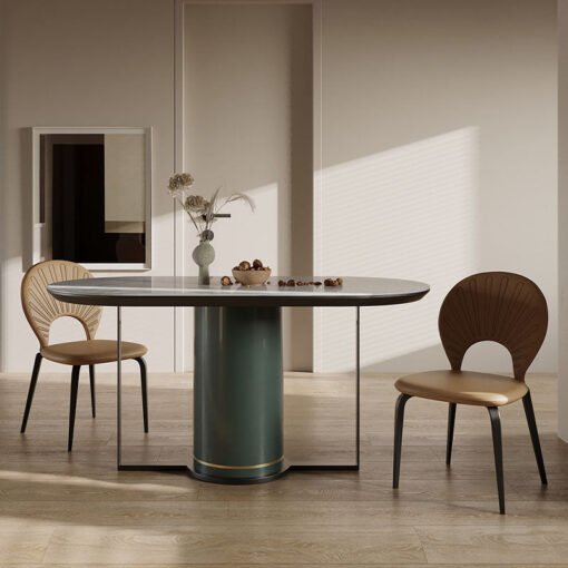 Sibyl Dining Table, Marble Top - Image 4