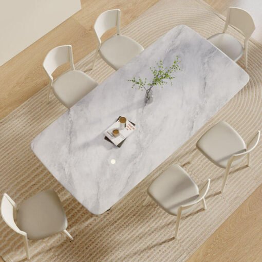 Trish Dining Table, Marble - Image 3