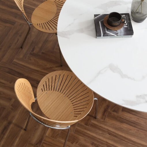 Madge Margaret Round Dining Table, Sintered Stone - Image 4