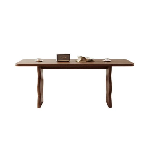 Gavin Dining Table, Walnut & Ash Wood - Image 5