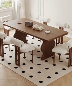 Gavin Dining Table, Walnut & Ash Wood
