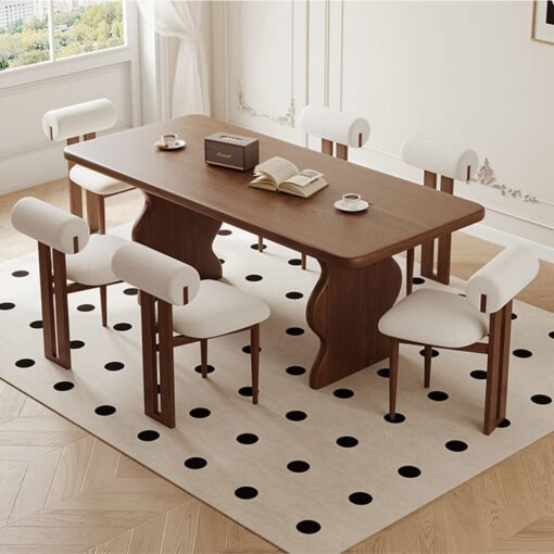 Gavin Dining Table, Walnut & Ash Wood