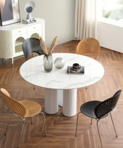 Madge Margaret Round Dining Table, Sintered Stone