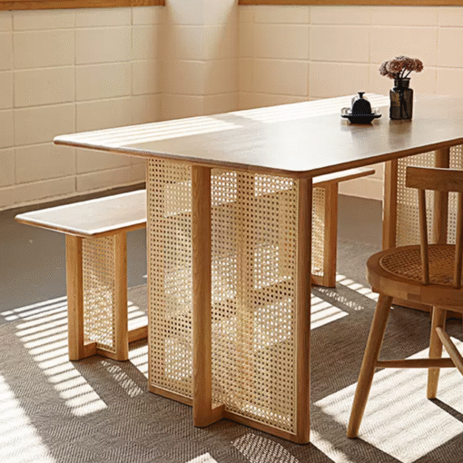 Leocadia Solid Wood Dining Table - Image 2