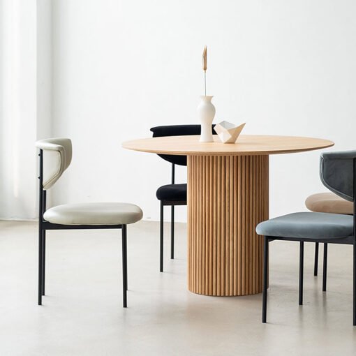 Ivar Round Dining Table, Wood