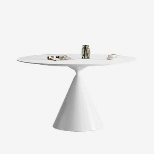 Calvin Cone Round Dining Table, Black - Image 6