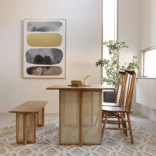 Leocadia Solid Wood Dining Table - Image 3