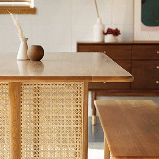 Leocadia Solid Wood Dining Table - Image 5