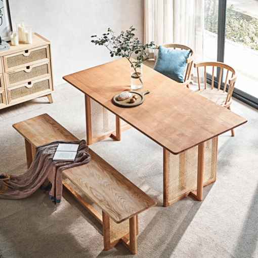 Leocadia Solid Wood Dining Table