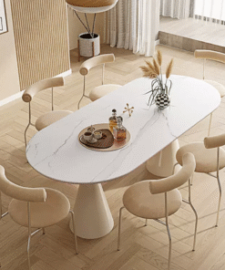 Doreen Dining Table, White